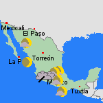 Estado actual M&eacute;xico